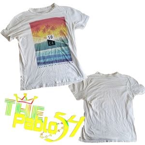 Men's Aeropostale So-CA White Tee Shirt M